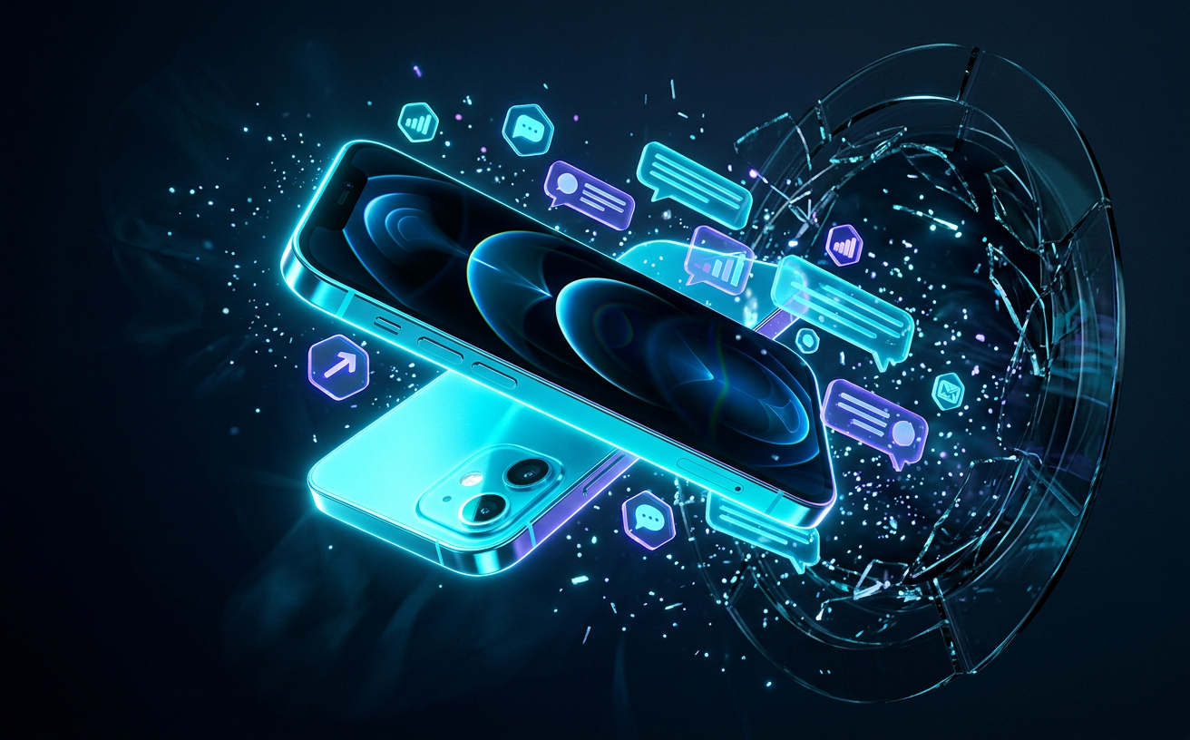 3D illustration representing Bulk SMS