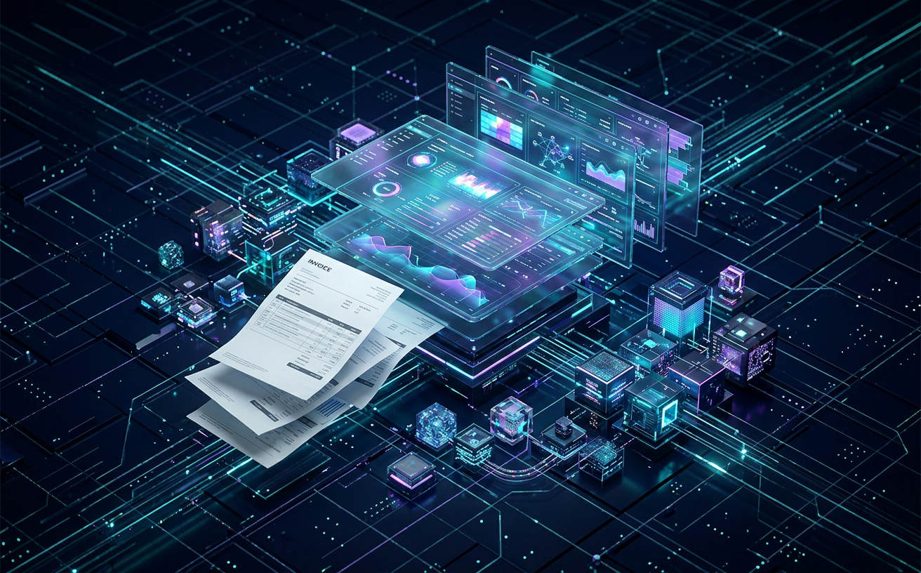 3D illustration representing Business Software