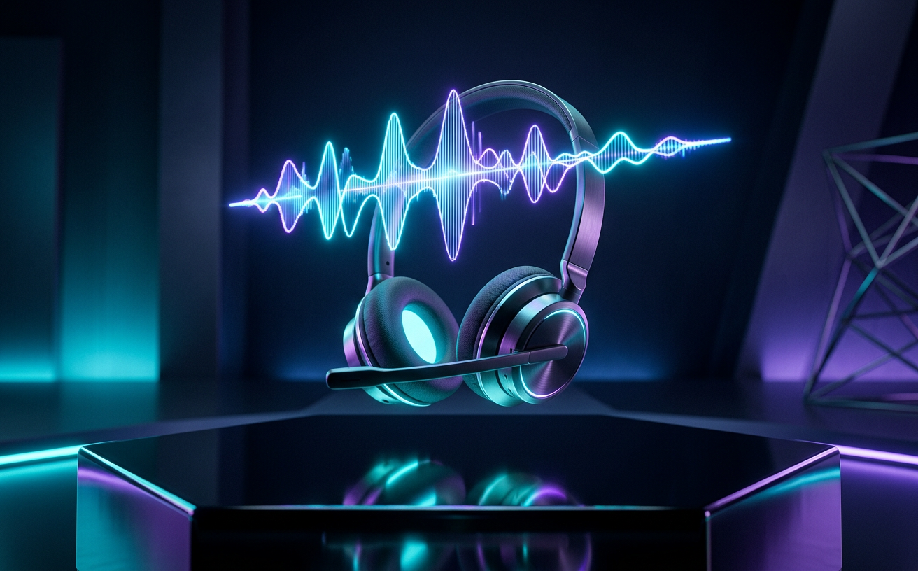3D illustration representing Telephony & VOIP